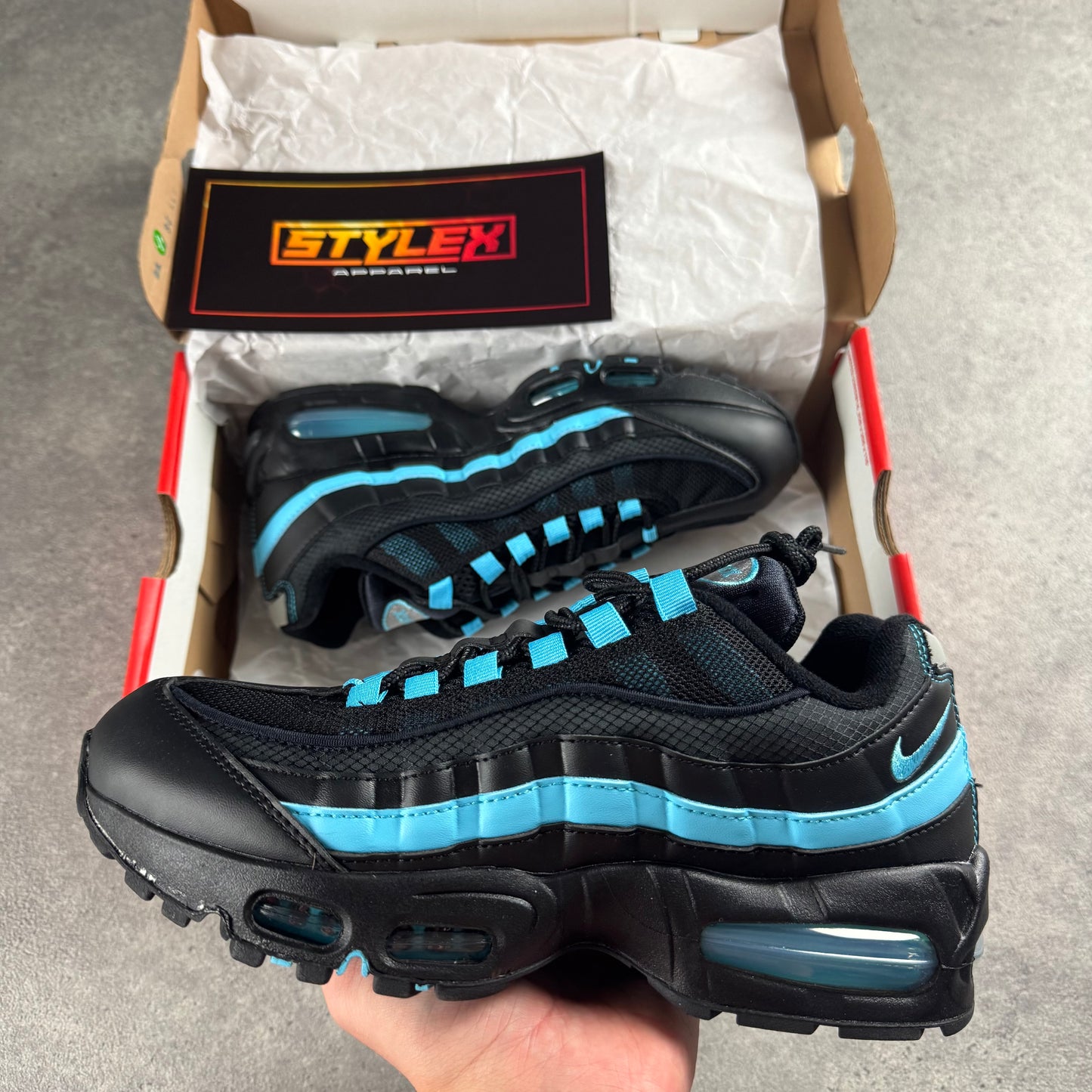 NIKE AIR MAX 95 (BLACK/BLUE)