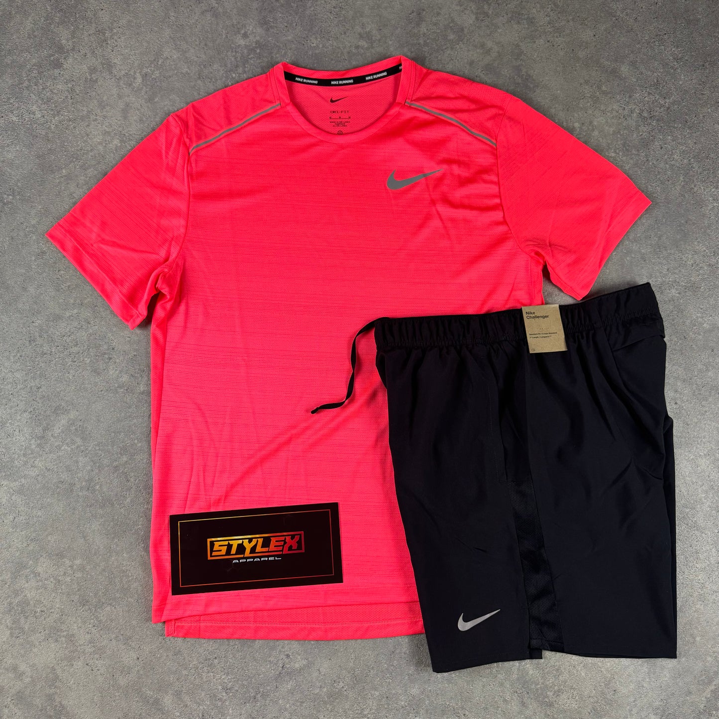 NIKE MILER SET (PINK/BLACK)