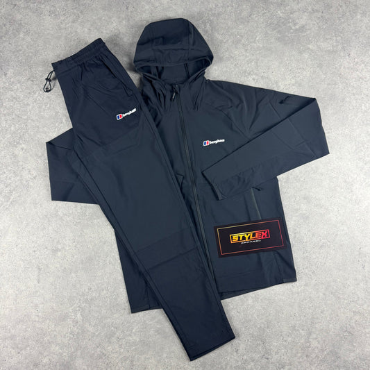 BERGHAUS WOVEN TRACKSUIT (BLACK/BLACK)