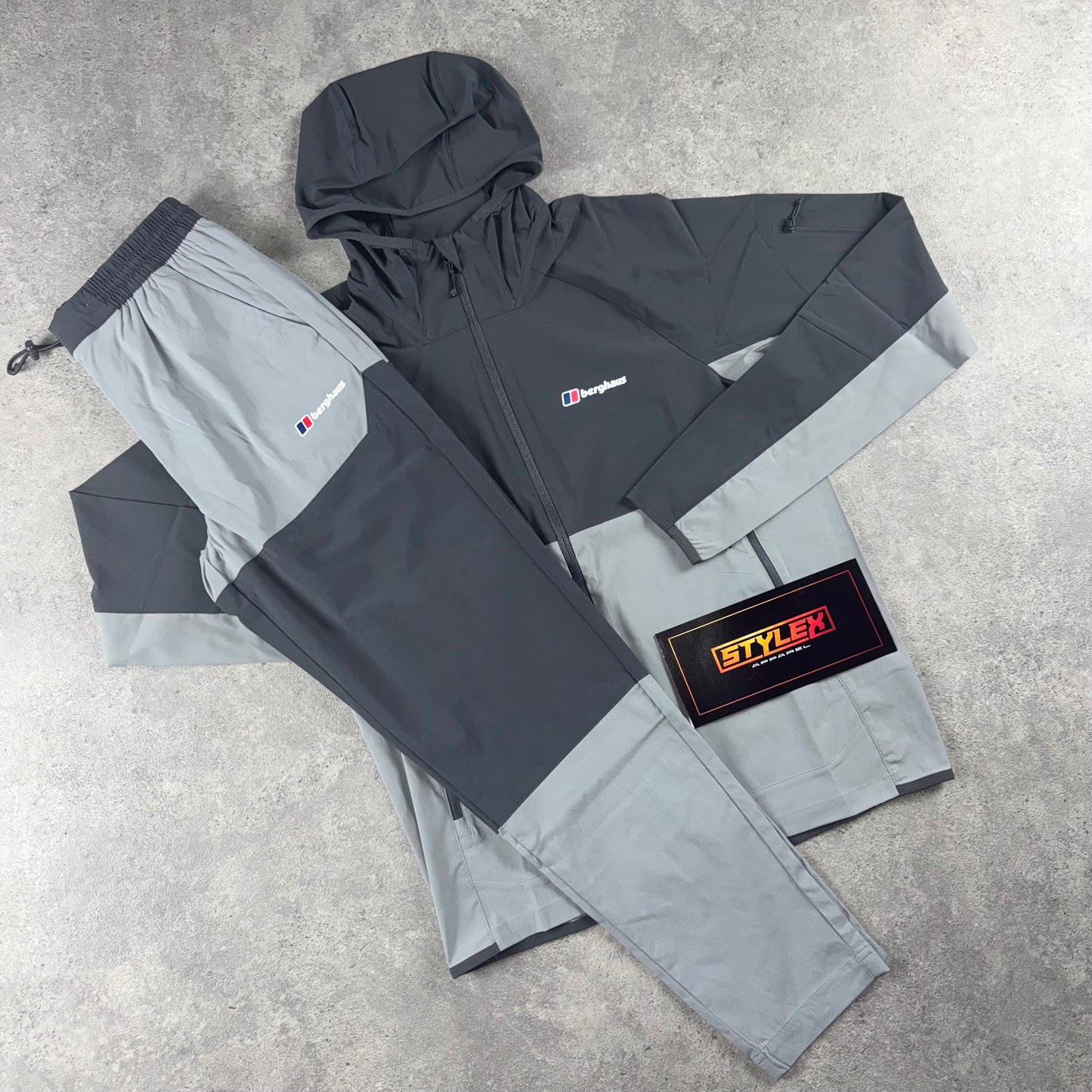 BERGHAUS NYLON FADE TRACKSUIT (GREY)