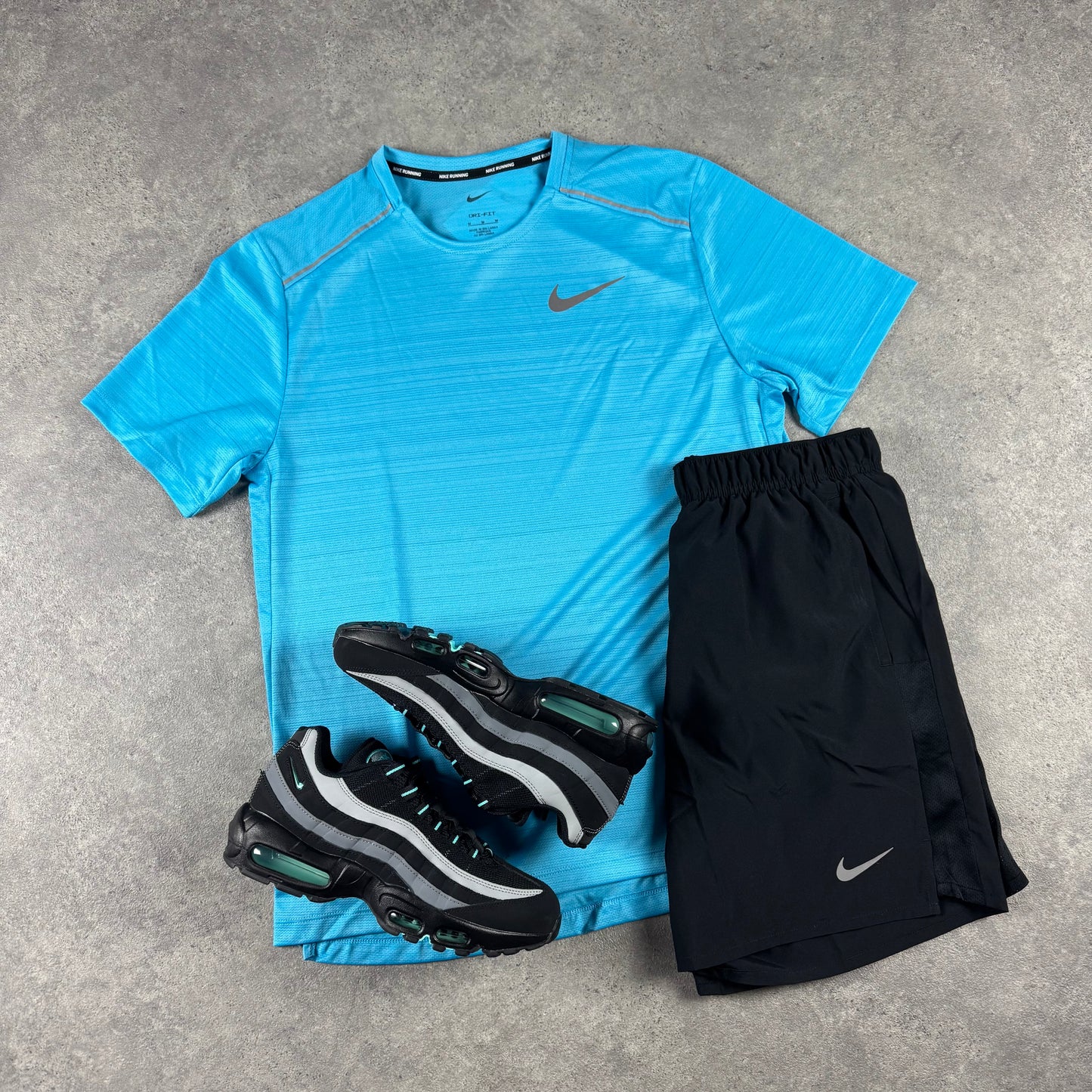 NIKE MILER SET (BLUE/BLACK)