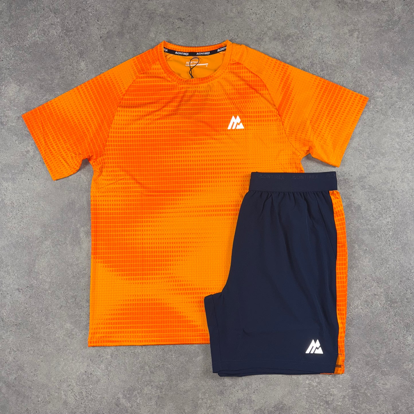 MONTIREX PRINT SET (ORANGE/NAVY)