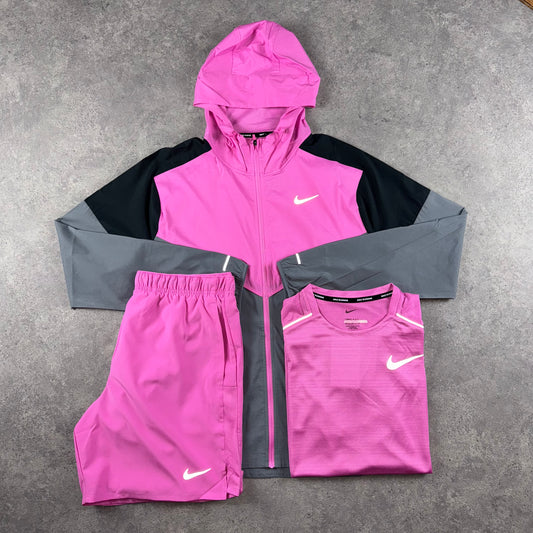NIKE WINDBREAKER TRIO SET (PINK/GREY)